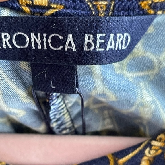 NWT Veronica Beard Nautical Neeta Gathered Jersey Top L - Picture 4 of 9